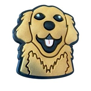Golden Retriever Croc Charm